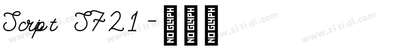Script S721字体转换